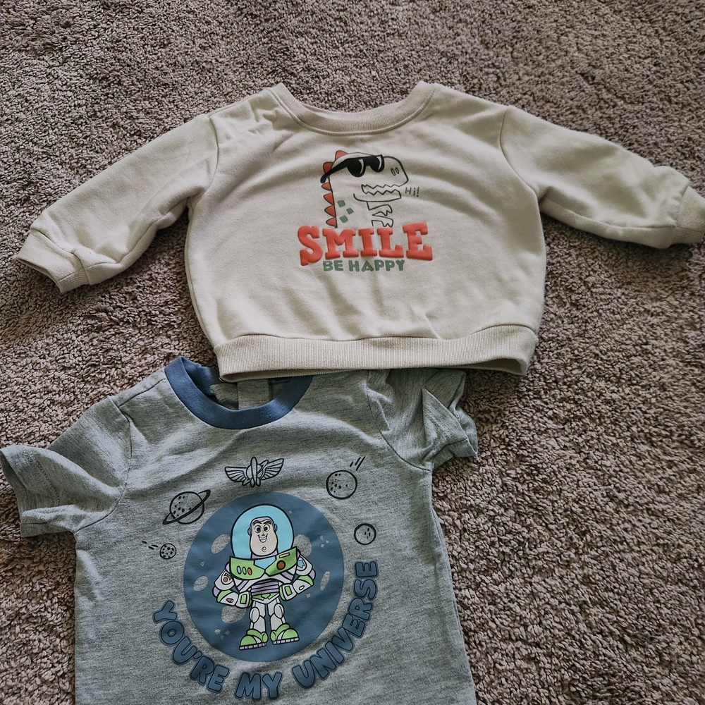 Kids Smile and Space Themed Shirts